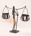 Wrought Iron Palanquin Candle Holder