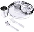 6 Pieces Stainless Steel Dinner Set