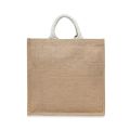 Light Brown plain jute shopping bags