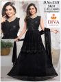 A 63 Black Georgette Gown