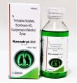 Terbutaline Sulphate Bromhexine HCl Guaiphenesin &amp; Menthol Syrup