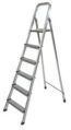 Polished Grey Easy Move aluminum folding ladder