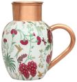 Genric Sticker Enamel Round Multi Colour .460 floral copper jug