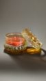 crystal glass jar scented candle