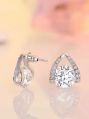 Gold 18k Clio Diamond diamond stud earring