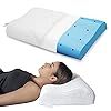 orthopedic contoured neck pillow memory foam cervical sleeping pillow