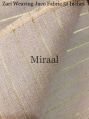 Jute Cotton Brown Plain miraal06 cotton jute fabric