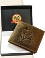 E-309 Mens Cow Hunter Leather Wallet