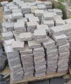 Indian Tandur Grey Limestone Cobble Stone pavers 10x10x2 cm Paving Setts for Driveway Garden Landsca