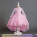 Pink Kids Girls Party Wear Frock