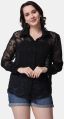 Net Laces Brasso Design Transparent Shirt