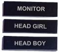 Black Rectangular Plastic Pocket Name Plate