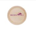 Brownpetals Bio degradable Natural brown Biodegradable Areca Plates