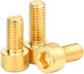 White Nickel Plated Golden New brass socket screws