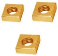 Golden Brass Square Nuts