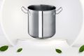 Silver stainless steel insulated hot pot