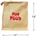 Different shape available Available All Color Printed Jute Promotional Bags
