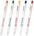 White New Blue plastic ball pen