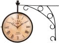 Vintage Double Sided Victoria Wall Clocks