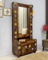 Wood  Teak Natural Shesham  Polished Different shape available Multiple Color Available wooden dressing table