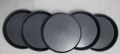 Yuaan Mild Steel Black non stick pizza pan