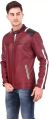 Multicolor Full Sleeves Plain Glamourist Mens Leather Biker Jacket