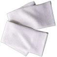 Terrycloth Rectangle White Plain hotel terry hand towels