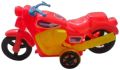 Red Yellow plastic bike toy