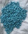Reprocessed hdpe blue granules
