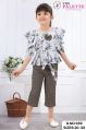 Available in Many Colors Printed Chiffon & Cotton girls fancy top pant set