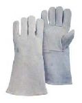Multicolor Plain Welding Leather Gloves