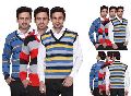 Multicolor Full Sleeves Sleeveless Printed Mens Sweaters