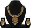 Zaveri Pearls Temple Necklace Set