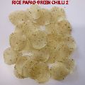 Green Chilli Rice Papad