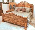 wooden bed