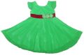 Girls Neon Green Frock