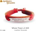 Buy Buy Where There's A Will Leather Bracelet only at Rs. 2100