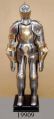Medieval Armor Suit Etched Brass Fitted