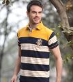 Mens Striped Polo T-Shirt 01