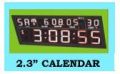 2.3 Inch Digital Calendar Clock
