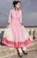 With Pink Anarkali Salwar Suits