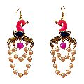 meenakari Peacock jewellery earrings