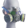 Gas Vapour Odour Protection Half Mask with Twin Cartridge
