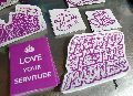screen printing stickers