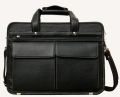 Mens Black Leather Office Bags