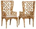 Cane & Bamboo Chair Set