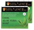 Soulflower Cool Aloevera Soap Set Of 2