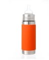 Pura Kiki 9oz Orange Sleeve Vaccum Insulated Infant Feeding Bottle