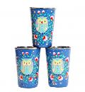 Hand painted stainless steel tumbler Set