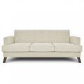 Blanc Antique 3 Seater Sofa: Ivory, Fabric